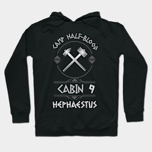 Cabin #9 in Camp Half Blood, Child of Hephaestus – Percy Jackson inspired design Hoodie